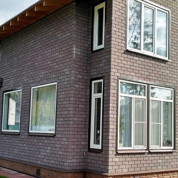 Фасадная плитка HAUBERK коллекция Кирпич мраморный фото 1