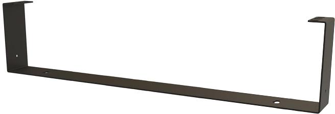 Кронштейн телекоммуникационный Hyperline BW19-1U-110F-RAL9005 настен. 1U 19" 110мм нагр.:15кг черный фото 2