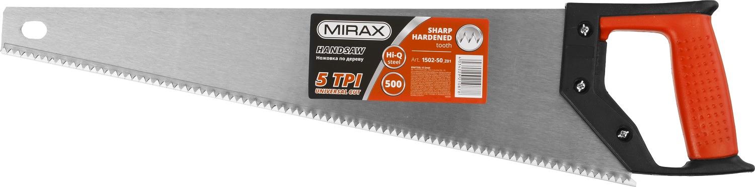 MIRAX Universal, 500 мм, ножовка по дереву (1502-50) фото 2
