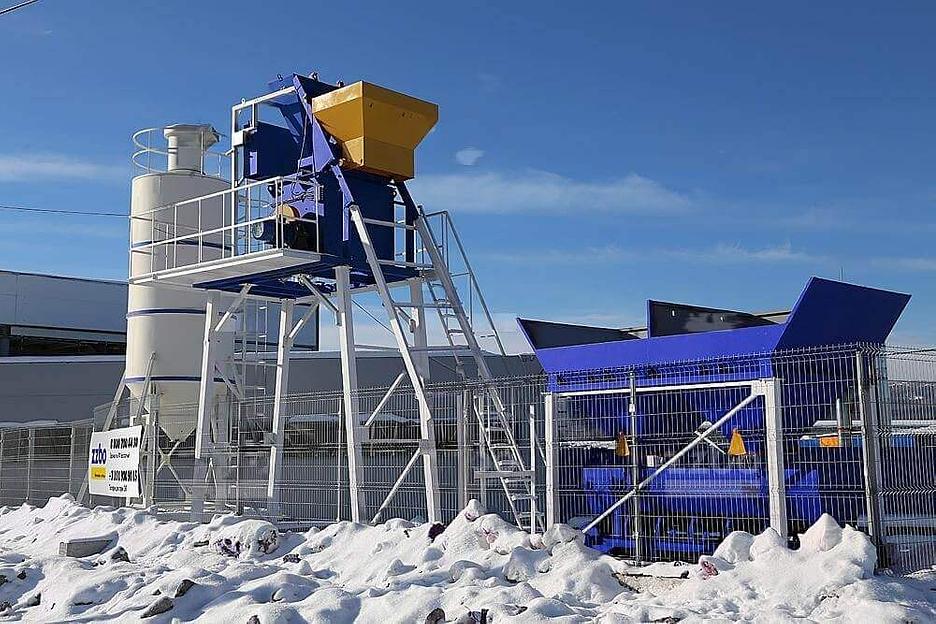 Бетонный завод СКИП-15 фото 1