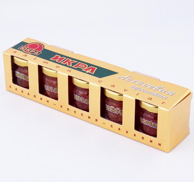 Подарочный набор «5 видов икры» по 40 г ОПТ фото 1
