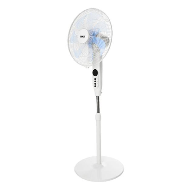 Rexant (60-0221) Вентилятор напольный белый, 7 лопастей, д/у управление, 50Вт Dux фото 1