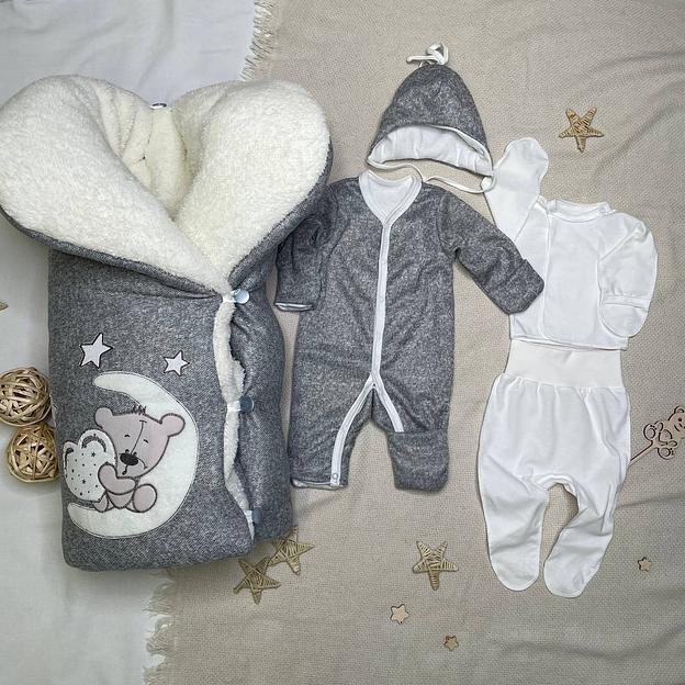 №407 Комплект на выписку «Лунный мишка» ОПТ фото 2