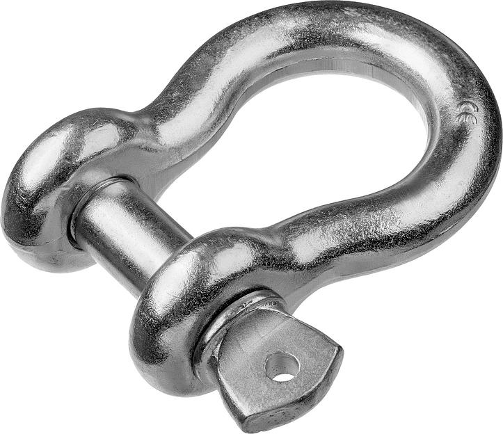 ЗУБР 1/2″ (12.7 мм), 6 шт, палец 16 мм, г/п 2 тн, цинк, омегообразная скоба, Профессионал (304525-13) фото 1