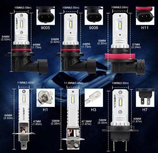 Светодиодные лампы Novsight F09 фото 4