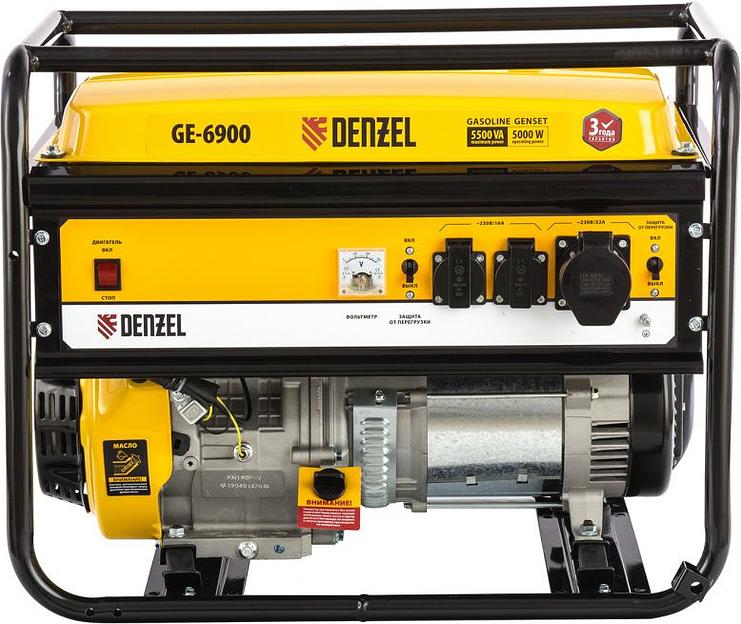 Генератор Denzel GE 6900 5.5кВт фото 9