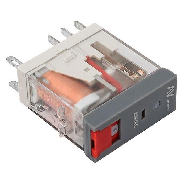 Реле промежуточное с кнопкой и мех. индикацией RPAt 22/2 8А 230В AC EKF rpat-22-2-230AC фото 9