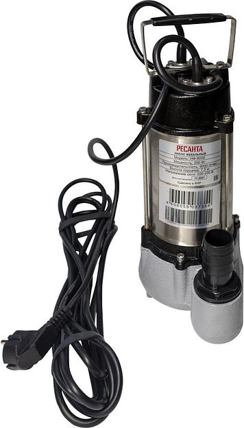 Насос фекальный Ресанта НФ-9000 250Вт 9000л/час (77/5/1) фото 6