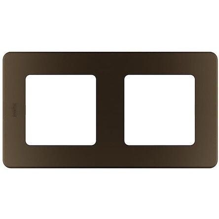 Legrand 673949 Рамка - 2 поста - INSPIRIA - бронза фото 1
