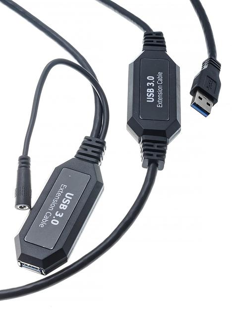 VCOM CU827-10M Кабель-адаптер USB3.0-repeater, удлинительный активный Af> 10м [6937510855117] фото 1