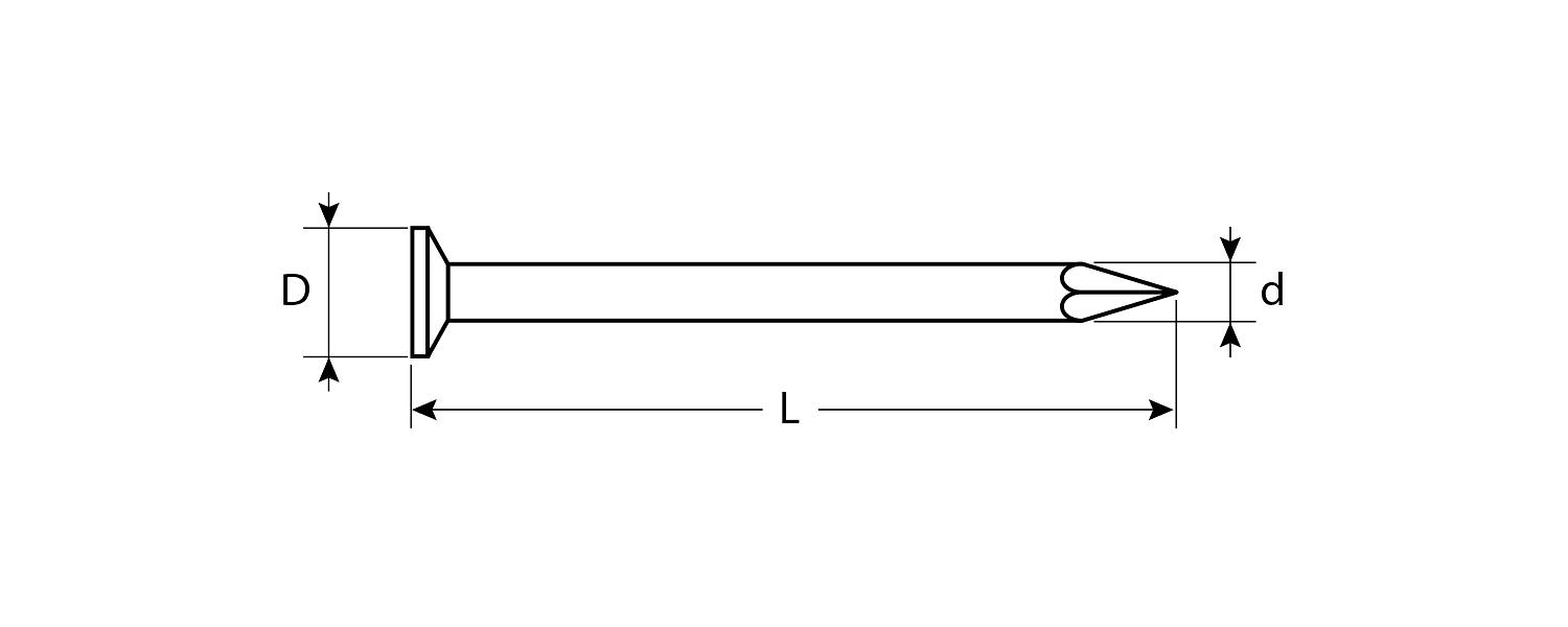 ЗУБР ГОСТ 4028-63, 100 х 4 мм, цинк, 1 кг, строительные гвозди (305031-40-100) фото 2