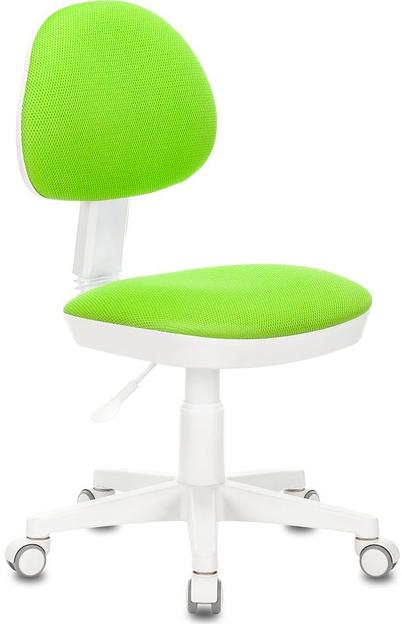 Кресло детское Бюрократ KD-3 салатовый TW-18 крестов. пластик белый фото 1