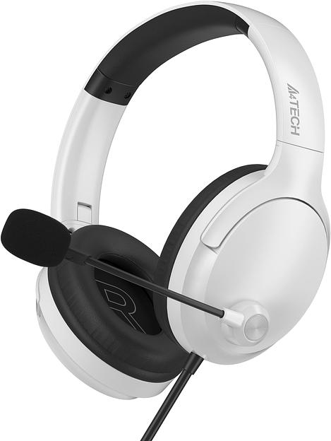 Наушники с микрофоном A4Tech Fstyler FH280U White белый 2м мониторные USB оголовье (FH280U) фото 3