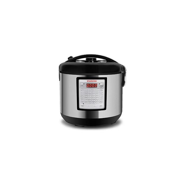 Мультиварка StarWind SMC4201, 700Вт, серебристый/черный фото 1