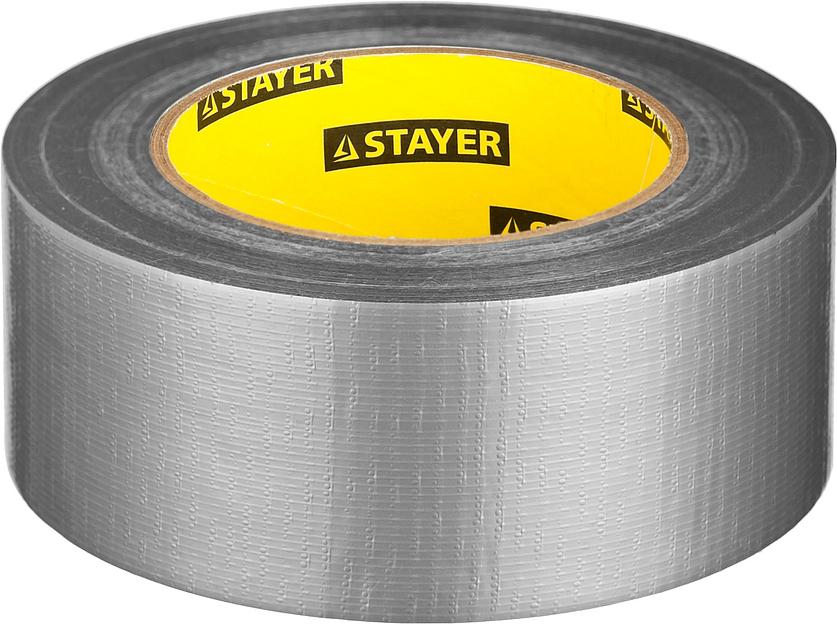 STAYER 48 мм, 45 м, серебристая, армированная лента, Professional (12080-50-50) фото 2