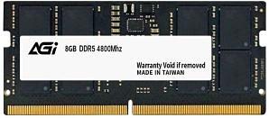 Память DDR5 8GB 4800MHz AGi AGI480008SD238 RTL PC5-38400 CL40 SO-DIMM 262-pin 1.1В single rank Ret фото 1