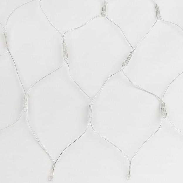 Сетка светодиодная с контроллером 240 светодиодов 2.5х2 м разноцветная IP20 провод прозрачный ULD-N2520-240/DTA MULTI IP20 фото 1