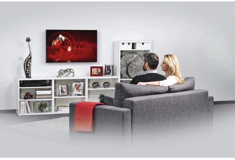 Кронштейн для телевизора Hama 00220813 черный 75"-32" макс.400кг настенный фиксированный фото 5