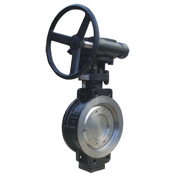 Затвор трехэксцентриковый фланцевый стальной Ду 80 Ру 16 фото 1