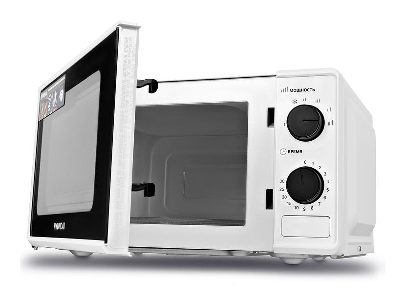 Микроволновая Печь Hyundai HYM-M2041 20л. 700Вт белый фото 3