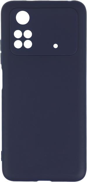 Чехол (клип-кейс) DF для Xiaomi Poco M4 Pro poCase-03 синий (POCASE-03 (BLUE)) фото 1