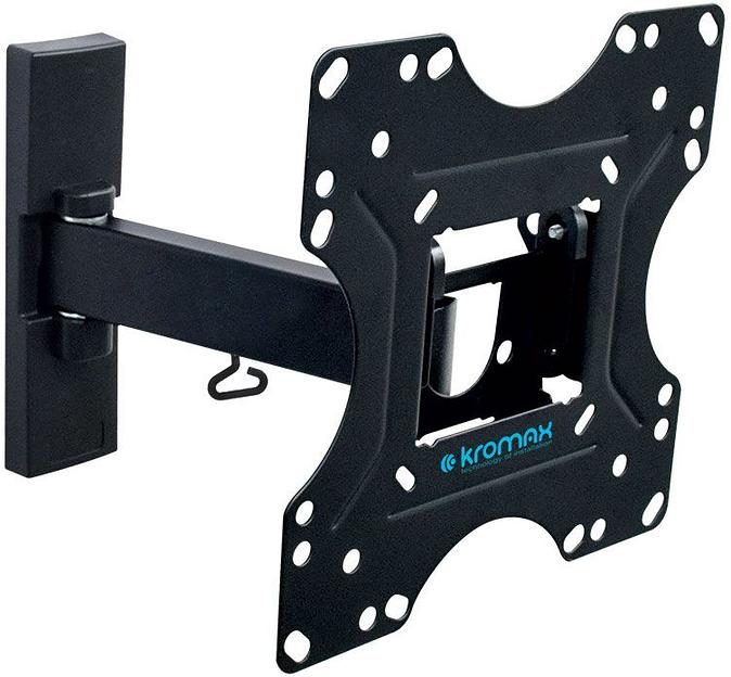 Кронштейн для телевизора Kromax OPTIMA-213 черный 20"-43" макс.30кг настенный поворотно-выдвижной и наклонный фото 1