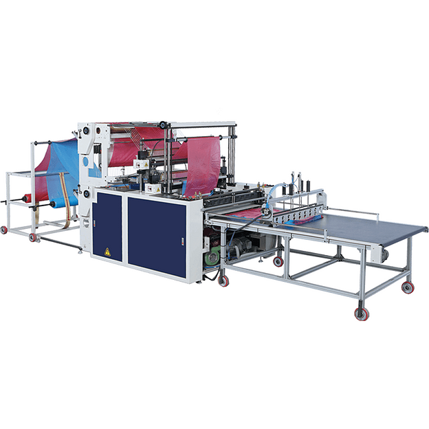 Двухъярусная высокоскоростная пакетоделательная машина SCB-800-L2/SCB-110-L2 для производства пакетов типа «Донный шов, майка» без печати фото 1