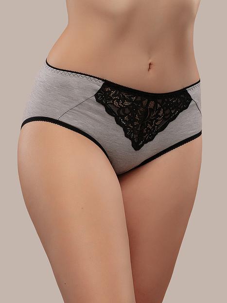 Женские трусы Senso «Миди» 19с371 серый меланж ОПТ фото 1