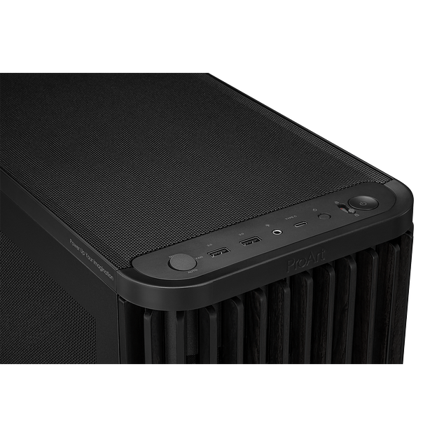 Корпус для ПК ASUS PROART PA401 WOOD MESH PWM BLACK фото 6