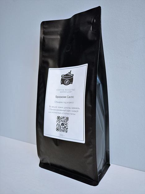 Кофе в зернах Бразилия Сантос фото 3