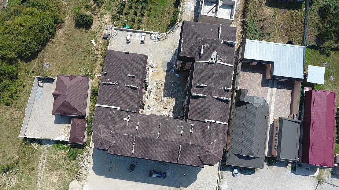 Гибкая черепица Döcke PIE Europa «Карат» коричневый опт фото 3