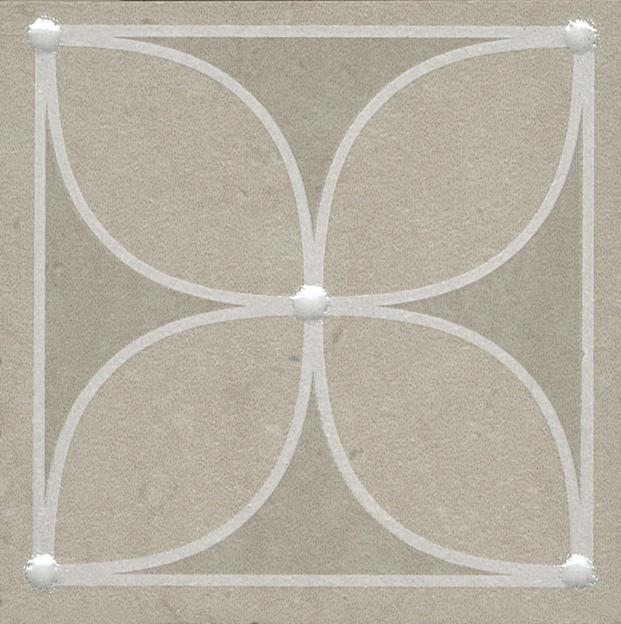 Декор Kerama Marazzi Туф Вставка бежевый светлый матовый 77x77 фото 1