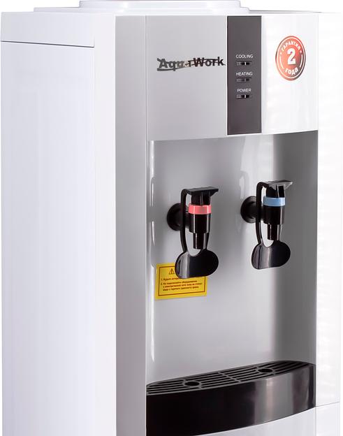 Кулер Aqua Work 16LR напольный компрессорный белый/черный фото 8