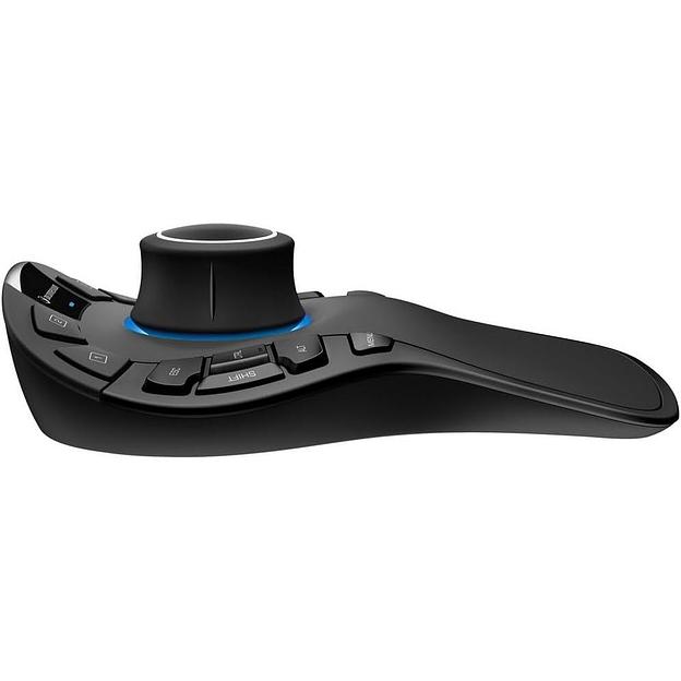 Мышь беспроводная/проводная 3DConnexion SpaceMouse Pro Wireless (3DX-700119) черный, радиоканал, Bluetooth, USB, кнопки - 15 фото 5