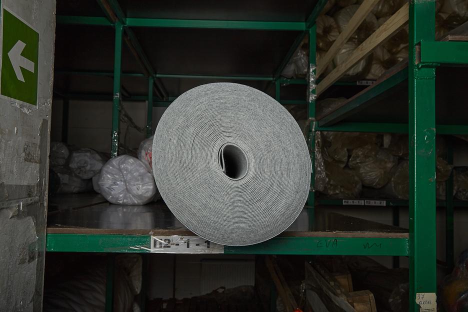 Войлок EVA синтетически каландрированный, 300 г/м², светло-серый, 160 см, опт фото 1