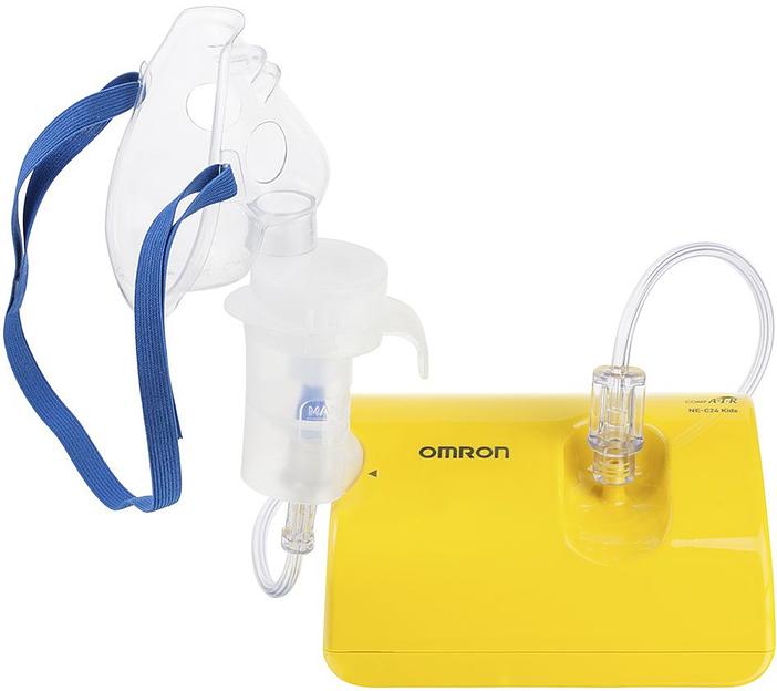 Ингалятор Omron NE-C24 Kids (NE-C801S-KDRU) компрессорный стационарный желтый фото 4