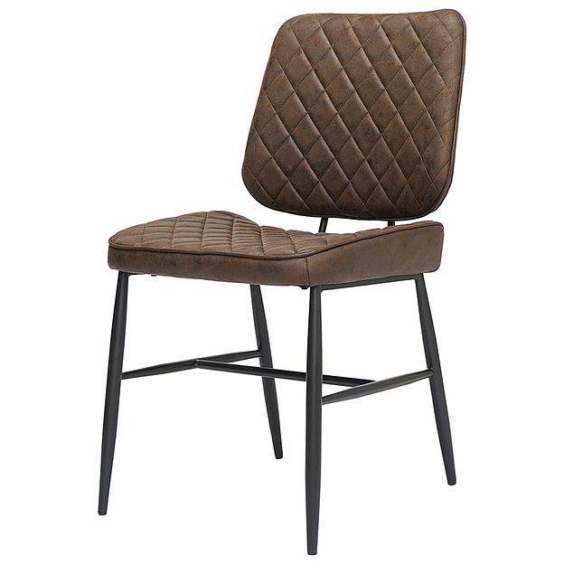 Стул Maril, экокожа, темно-коричневый фото 1