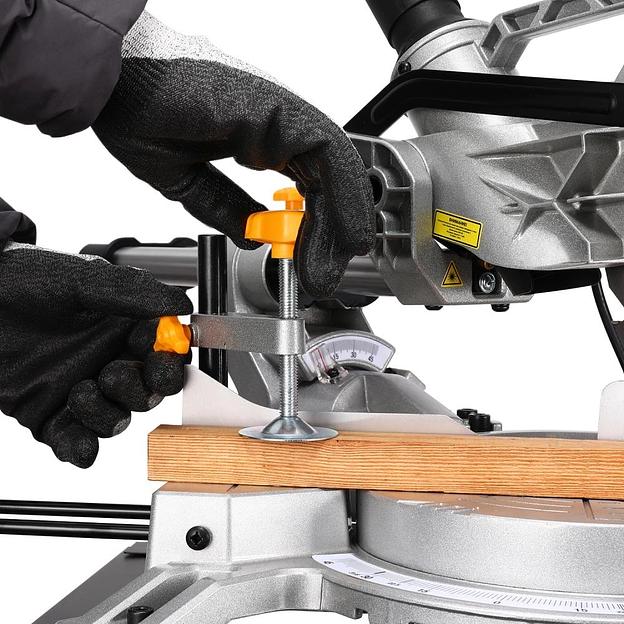 Торцовочная пила Deko DKMS2100-255 2200Вт 4500об/мин d=255мм фото 5