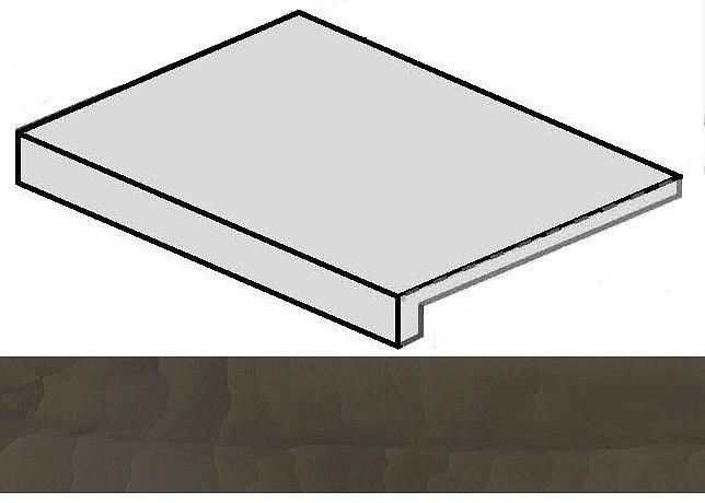 Ступень Italon Surface Ambra Lux Scalino Sinistro 33x120 фото 1