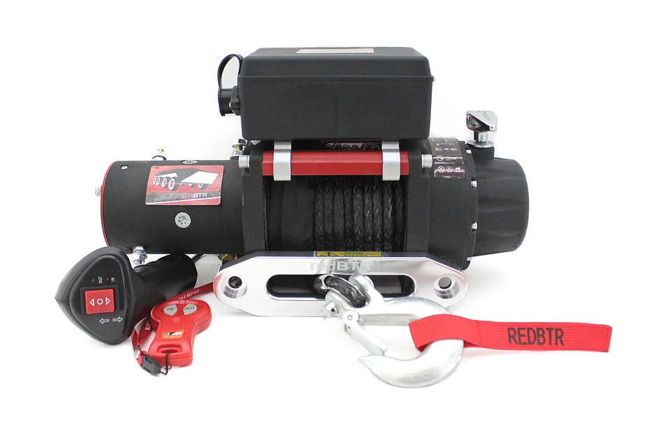 Лебедка автомобильная 12В 6000 lbs синтетика ОПТ фото 1
