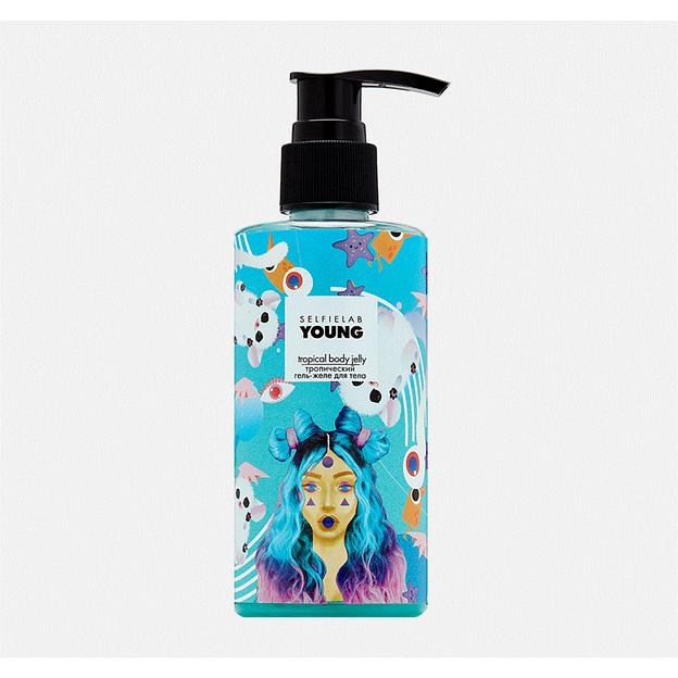 Selfielab тропический гель-желе для тела с гиалуроновой кислотой, мочевиной и экстрактом мяты 200 мл фото 1