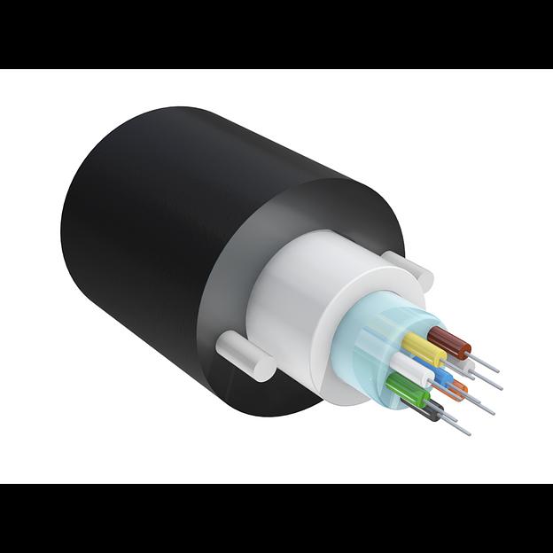 Кабель оптический самонесущий диэлектрический, 8 волокон, 1.0кН, 5.0мм, катушка 1км. фото 1