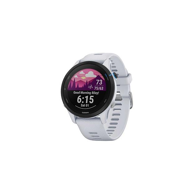 Смарт-часы Garmin Forerunner 255, 33мм, 1.3", белый/белый [010-02641-31] фото 1