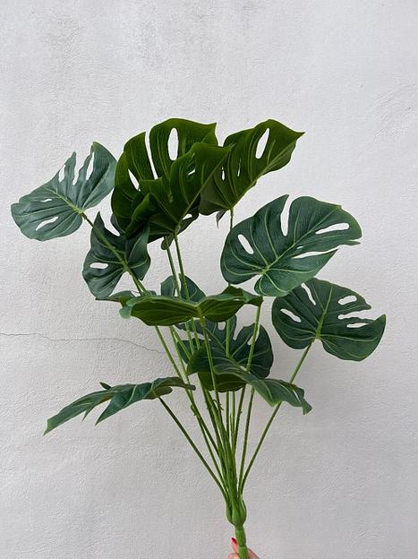 Искусственная декоративная зелень ПластЦвет «Панцири зелёных черепах» 50 см ОПТ фото 1