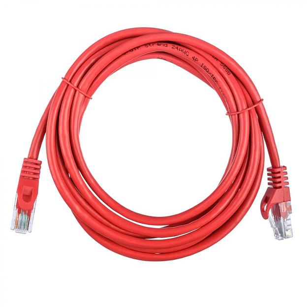 Кабель ACD Патч-корд ACD-LPU5E-50R |ACD-LPU5E-50R| Cat5e UTP 24AWG 4Pair, 7/0.18мм CCA Красный, 5.0м, (741630) фото 1