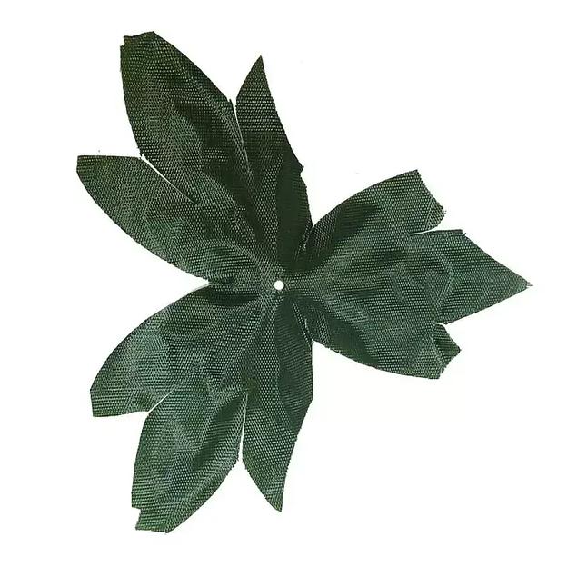 Лист не собран Три-тройной малый (9-конечный) тёмный LV-018 12,5см (7см от центра) (1887 шт/кг) фото 1