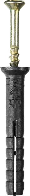 STAYER 6 х 40 мм, потайной бортик, 125 шт, дюбель-гвоздь (30645-06-040) фото 1