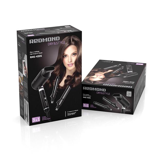 Фен-стайлер REDMOND RMS-4305 Черный фото 3