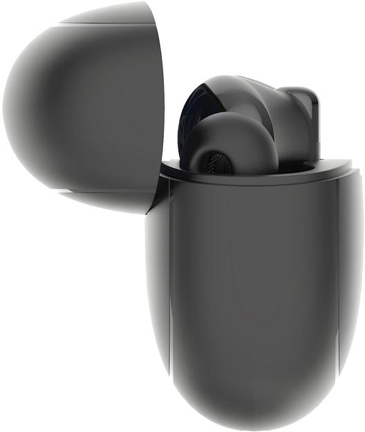 Наушники вкладыши Tecno BD04 черный беспроводные bluetooth (BD04 AIR BLACK) фото 4