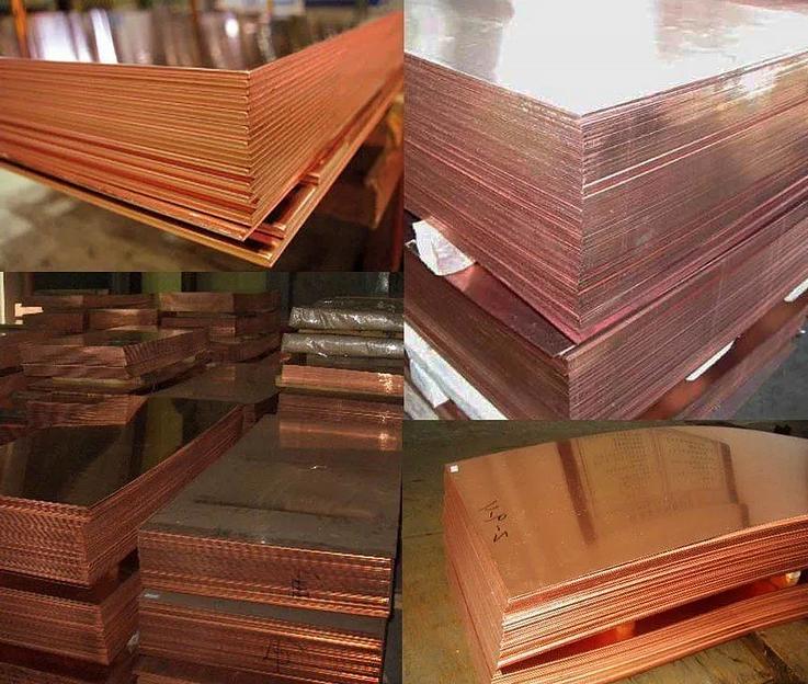 Лист медный М1 0,5-1х600х1500 мм опт фото 2